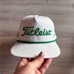 Titleist Green and White Golf Cap